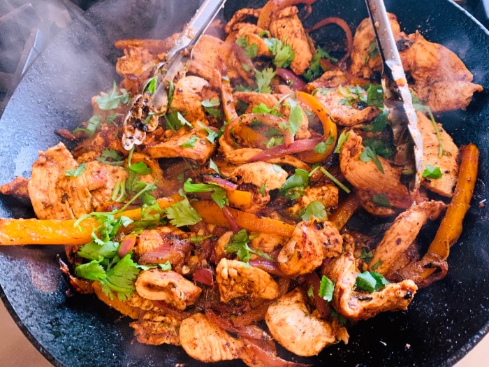 Easy chicken fajita soup