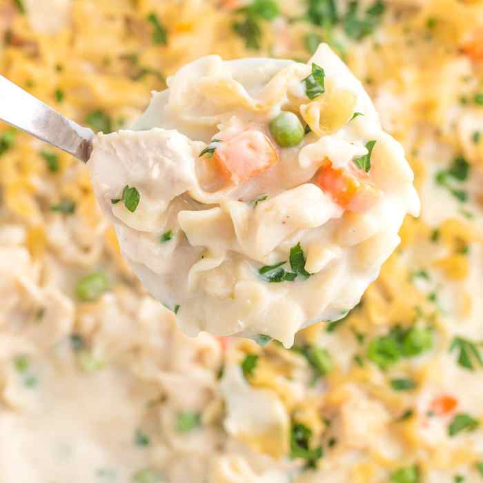 Chicken noodle casserole i