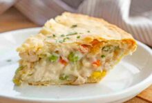 Homemade chicken pot pie