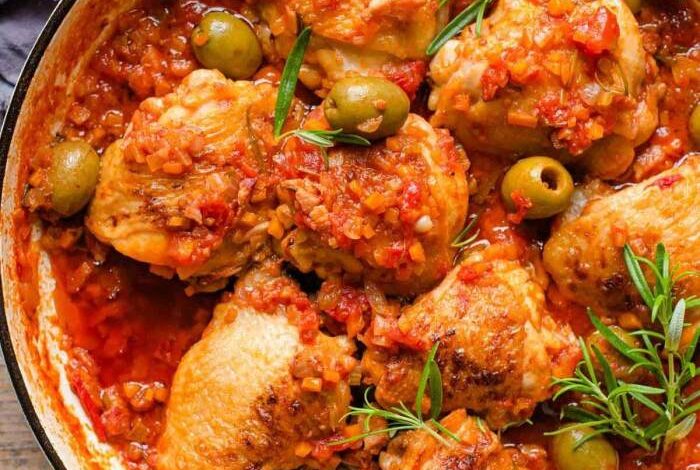 Chef johns chicken cacciatore