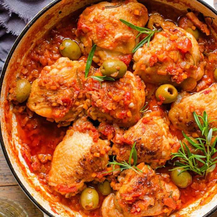 Chef johns chicken cacciatore