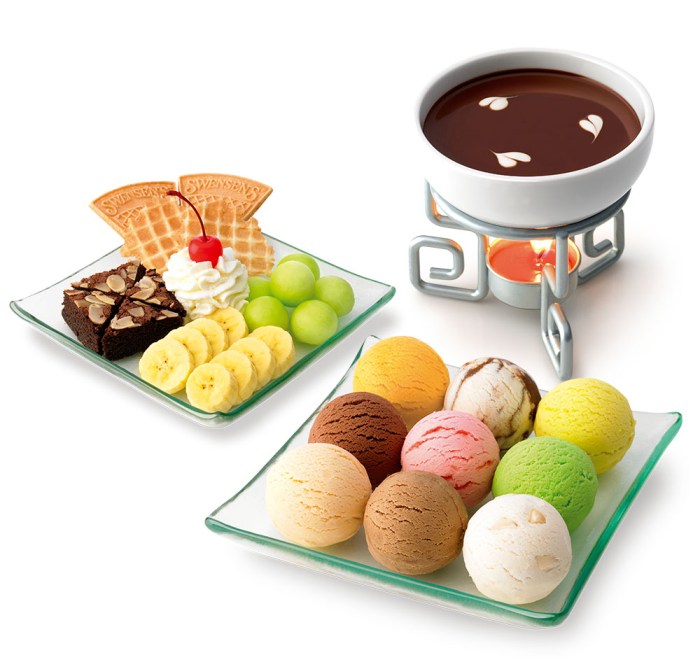 Eagle brand chocolate fondue