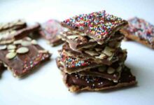 Amazing passover chocolate toffee matzo