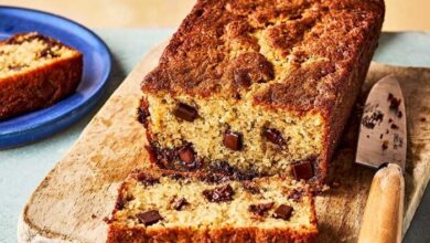 Banana chocolate chip dessert