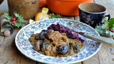 Christmas eve beef stew