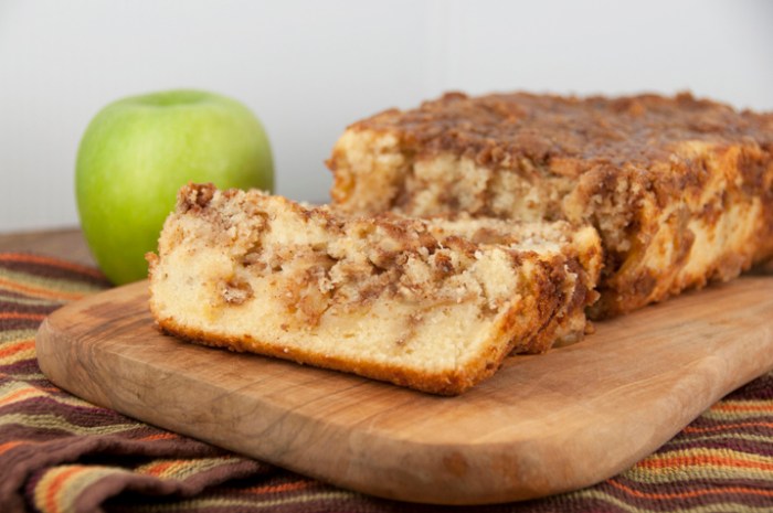 Quick apple pie bread