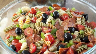 Classic italian pasta salad