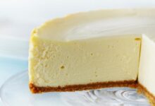 Classic new york style cheesecake