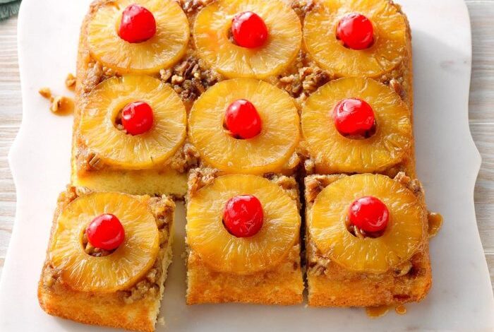 Pineapple upside down cake vii