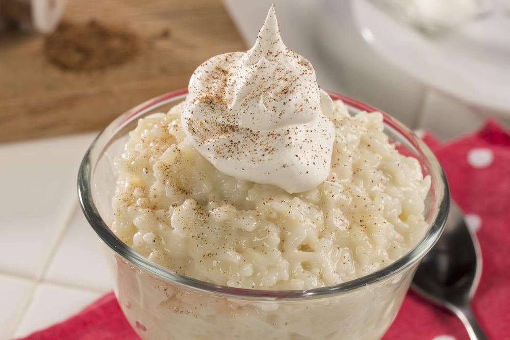 Chef johns classic rice pudding