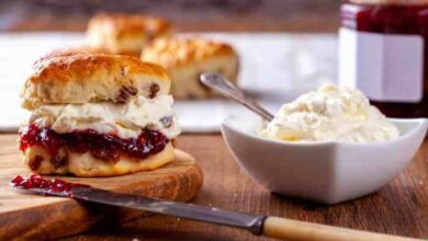 Chef johns clotted cream