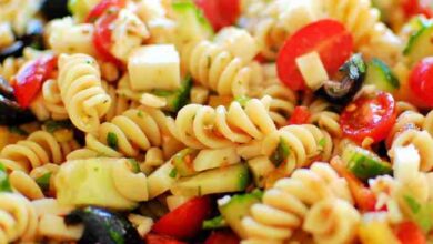 Easy cold pasta salad