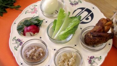 Sheet pan passover dinner