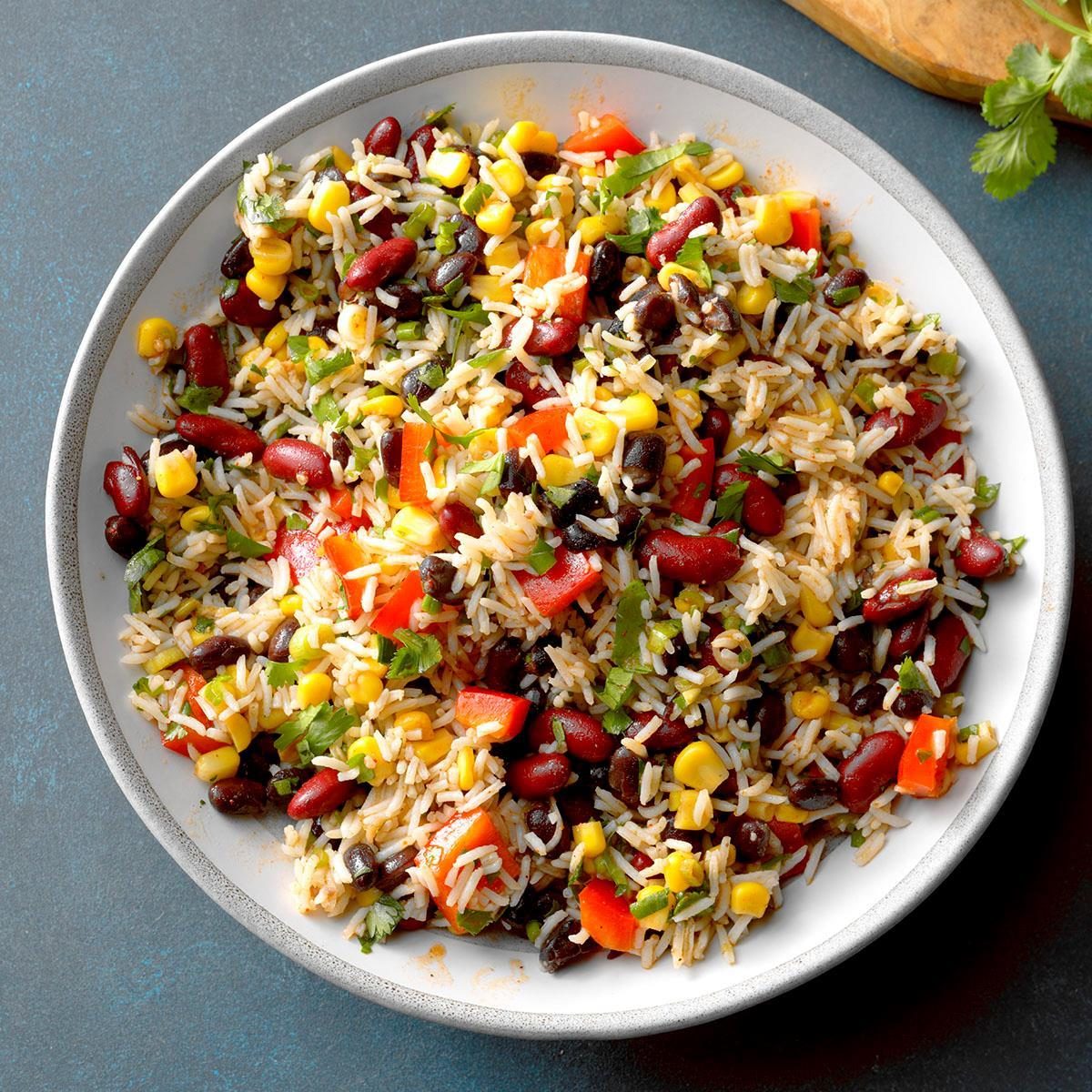 Pork black bean and rice casserole