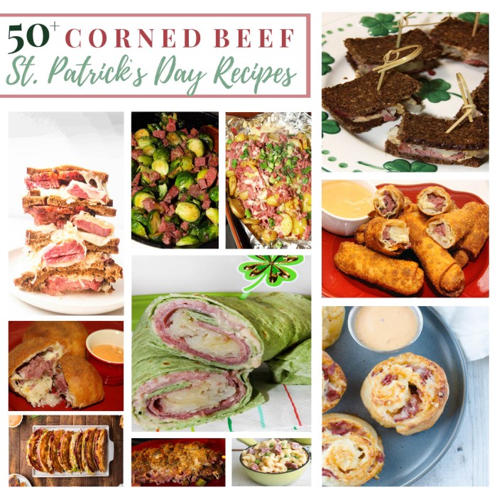 Corned beef dinner for st patricks day