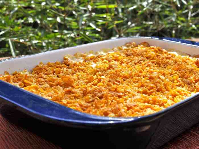 Overnight corn flake bake