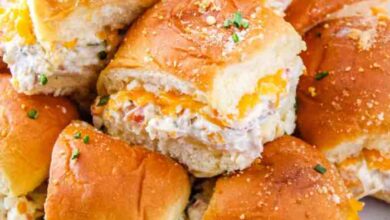 Pull apart chicken sliders