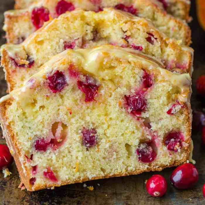 Moist cranberry orange bread