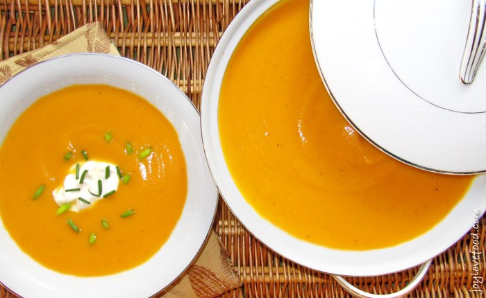 Cream of sweet potato soup