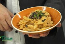 Creamy butternut squash pasta