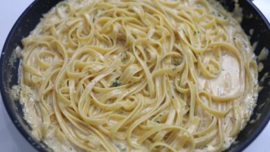 Creamy lemon chicken pasta