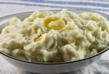 Mashed potatoes with cream cheese