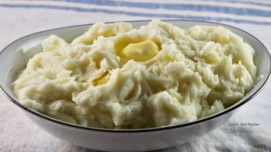 Mashed potatoes with cream cheese