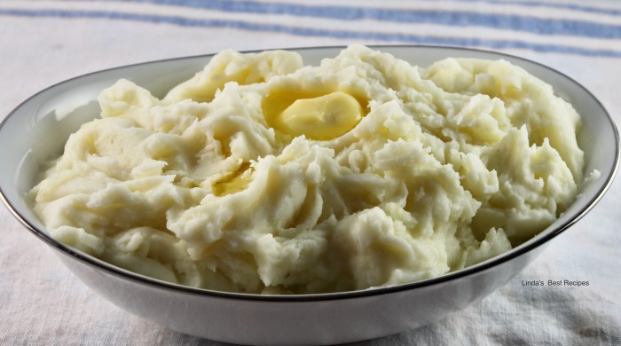 Mashed potatoes with cream cheese