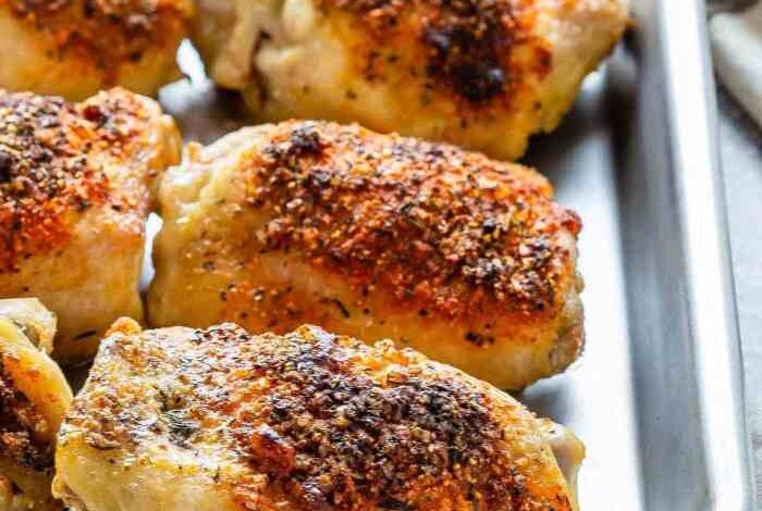 Easy crispy baked chicken