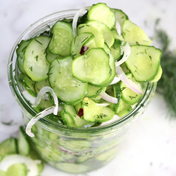 Grandmas cucumber and onion salad