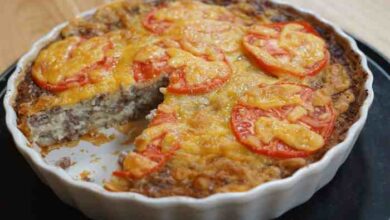 Impossibly easy cheeseburger pie