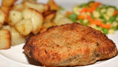 Parmesan baked pork chops