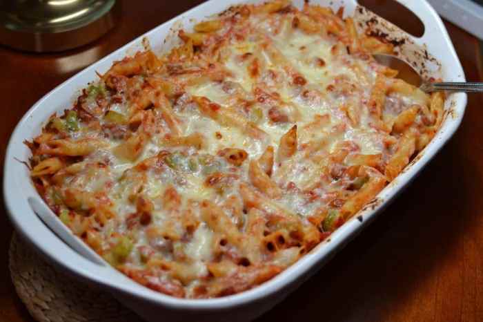 Mostaccioli baked recipe easy sausage recipes smalltownwoman italian make classic woman family pasta simple