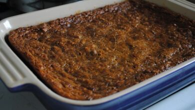 Old fashioned persimmon pudding