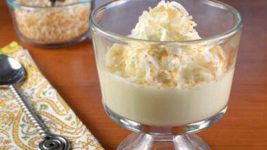 Maja blanca coconut pudding