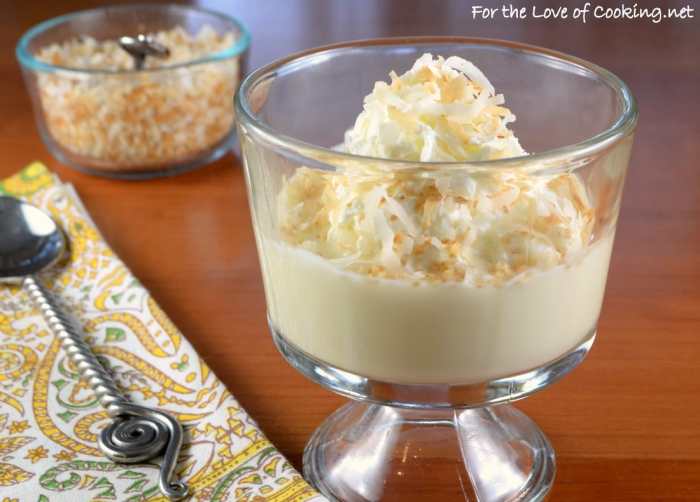 Maja blanca coconut pudding