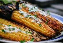 Smoked corn on the cob