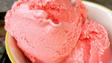 Cinnamon red hot ice cream