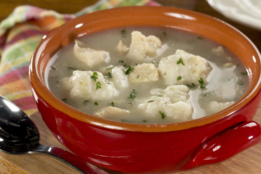 Old fashioned chicken and dumplings