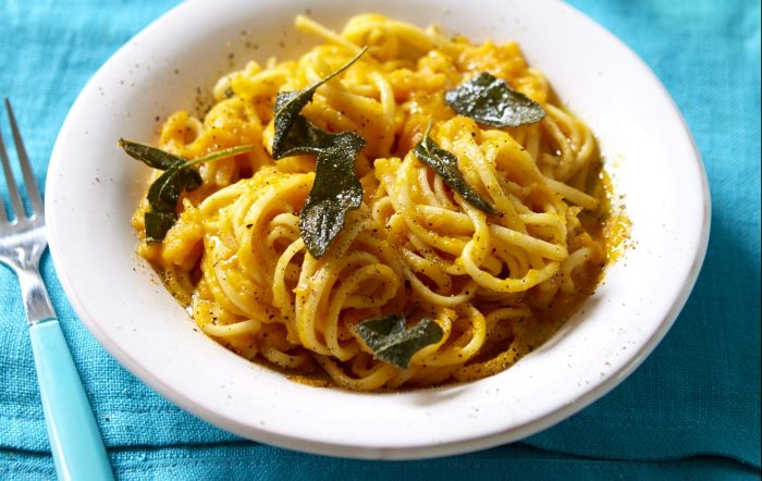 Creamy butternut squash pasta