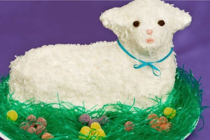 Easter lamb cake ii