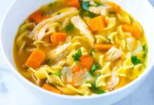 Quick and easy chicken noodle soup