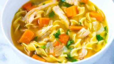 Quick and easy chicken noodle soup