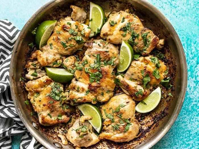 Slow cooker cilantro lime chicken