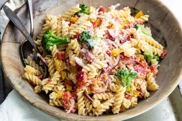 Easy cold pasta salad