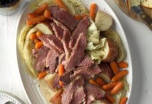 Easy corned beef and cabbage
