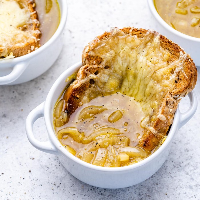 Rich and simple french onion soup