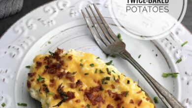 Healthier ultimate twice baked potatoes