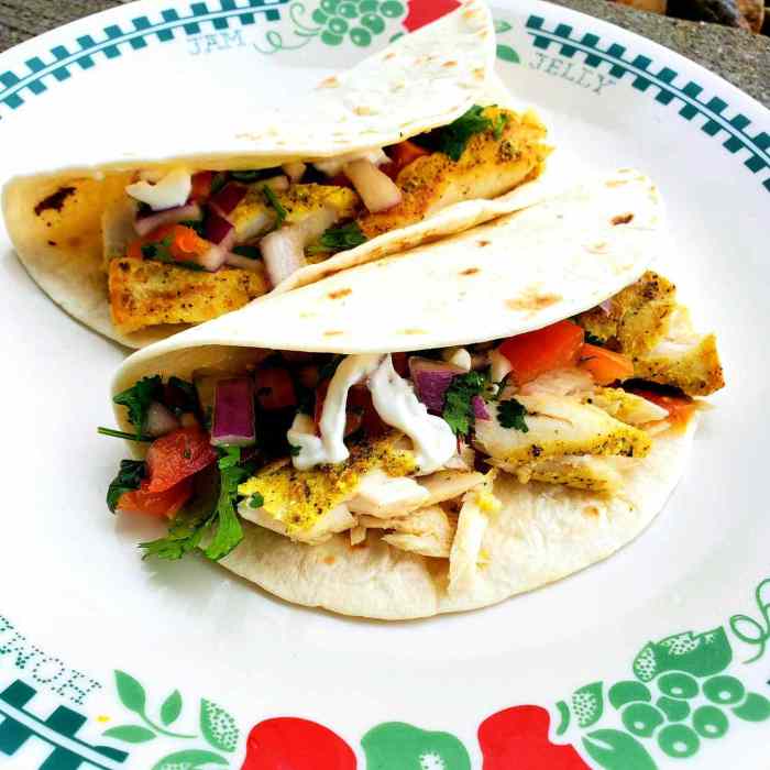 Easy mahi mahi fish tacos