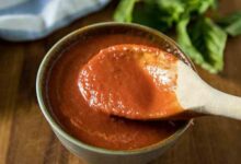 Easy pizza sauce i